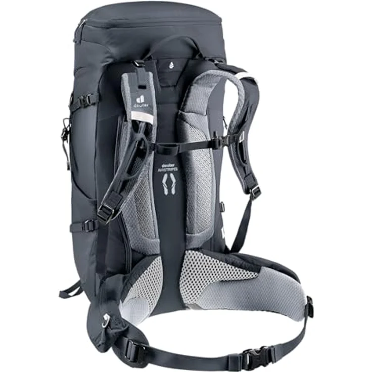 deuter Trail Pro 34 SL Damen Klettersteig Wanderrucksack, schwarz, 34 L, ergonomische Passform, flexible Delrin U-Rahmen, kompatibel mit Trinksystem – Bild 4