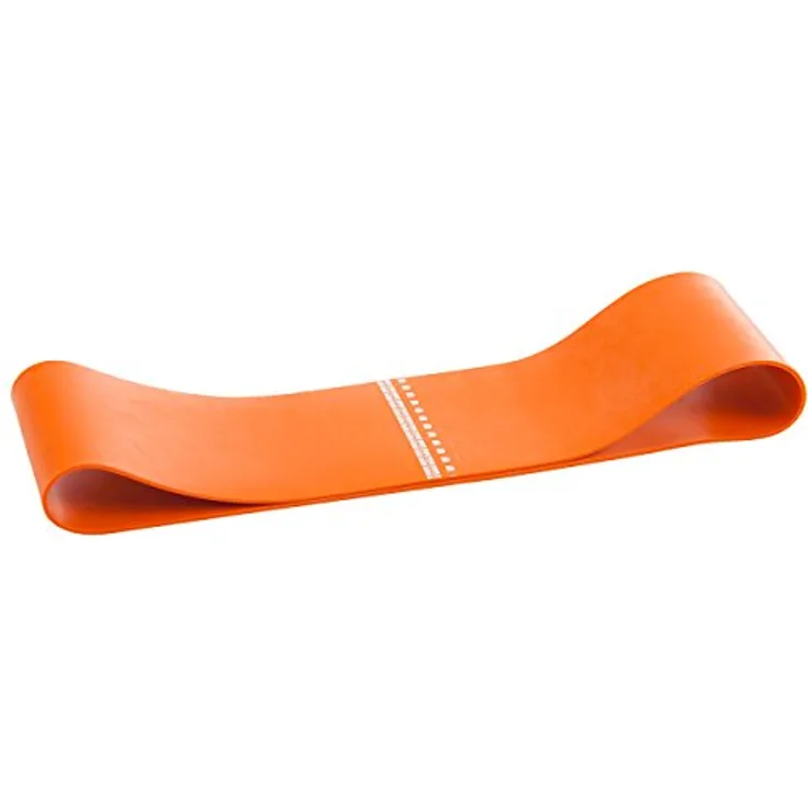 Deuser Trainingsband Plus, starkes Pilates-Band in orange, One Size, 116103