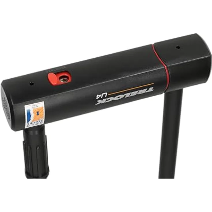 Trelock U4, Veloschloss mit 14 mm gehärtetem Stahlbügel, 230 mm Höhe, mittelhohe Sicherheit – Bild 4