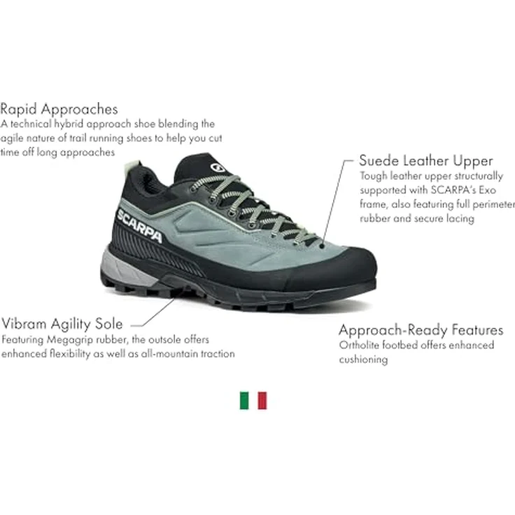 Scarpa Women's Rapid XT, Damen Wanderschuhe mit griffiger Sohle, ergonomischem Leisten und präzisem Schnürsystem, Schwarz – Bild 2