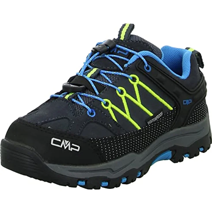 CMP RIGEL LOW TREKKING, Kinder Wanderschuh mit wasserdichter Clima Protect Membran, Veloursleder, Schnellschnürsystem – Bild 1