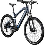ZÜNDAPP Z898 E-Bike E Mountainbike 27,5 Zoll Pedelec 24 Gang Elektro MTB Scheibenbremsen (dunkelblau, 48 cm)