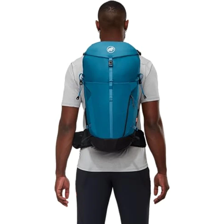 Mammut Lithium 30, Wanderrucksack 30 L mit abnehmbarem Hüftgurt, saphirschwarz, wasserabweisend und recyclebar – Bild 5
