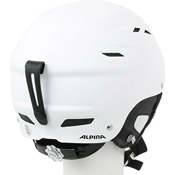 ALPINA SPORTS, Skihelm Biom White Matt, (54 - 58 cm, M) in weiß mit Sicherheitszertifizierung – Bild 5
