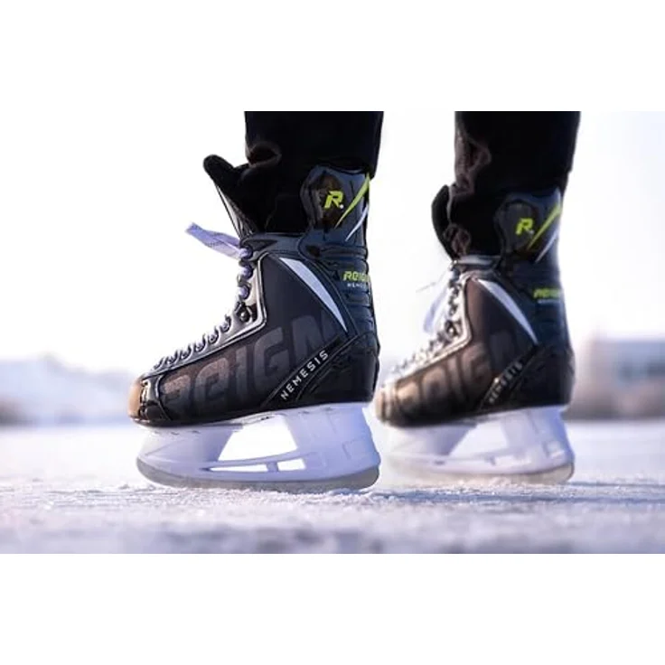 Powerslide Schlittschuhe Nemesis, Unisex für Herren und Damen in Schwarz, Hockey, Art. nr.: 902246 - Robuste und wendige Eishockeyschlittschuhe mit ergonomischer Polsterung und Edelstahlklinge – Bild 5