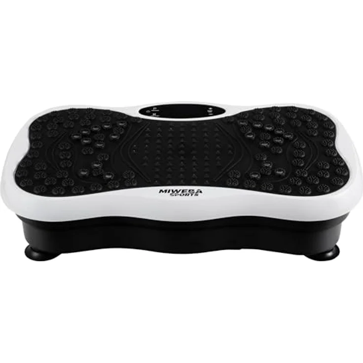 Miweba Sports Vibrationsplatte Vibration Plate, 5 Jahre Garantie, Massagegerät für Fitness und Abnehmen, weiß – Bild 1