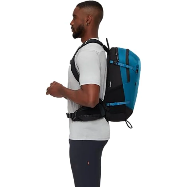 Mammut Lithium 20, Outdoor Wanderrucksack für Damen und Herren mit Brustgurt, Rückenbelüftung, 20l, Sapphire-Black – Bild 4