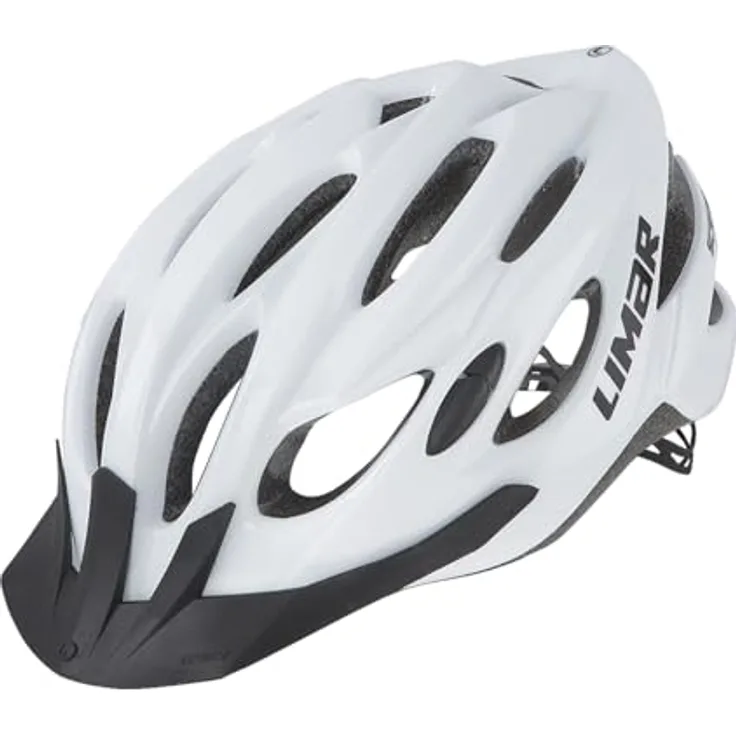 Limar SCRAMBLER Fahrradhelm, Weiß/Rosa, 22 Belüftungsöffnungen, Competition+ Einstellsystem (57–61 cm)