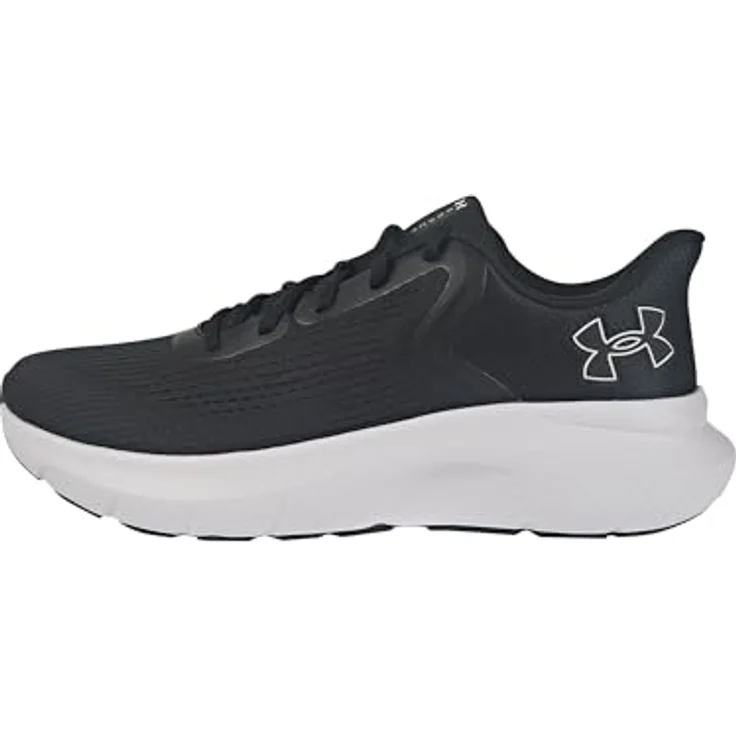 Under Armour Charged Rogue 5, Laufschuhe für Männer, schwarz, EU 44, atmungsaktives Mesh, Charged Cushioning® Mittelsohle, robuster Gummi-Außensohle – Bild 6