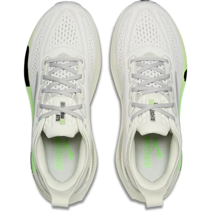 Brooks Glycerin GTS 23, Laufschuhe mit GuideRails™-Technologie, Dämpfung und atmungsaktivem Obermaterial, grau/grün/schwarz, Größe 46.5 – Bild 7