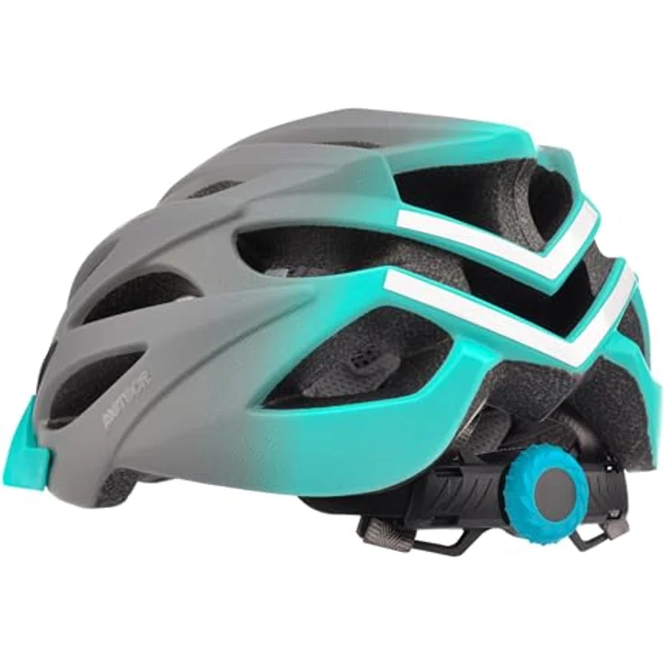 meteor® Marven Fahrradhelm für Herren, Damen und Kinder, mit innovativem LUFTDURCHLASS-System, Fliegennetz und hygienischem Innenleben, sicherer Schnellverschluss, optimal für MTB, BMX und Inliner – Bild 3