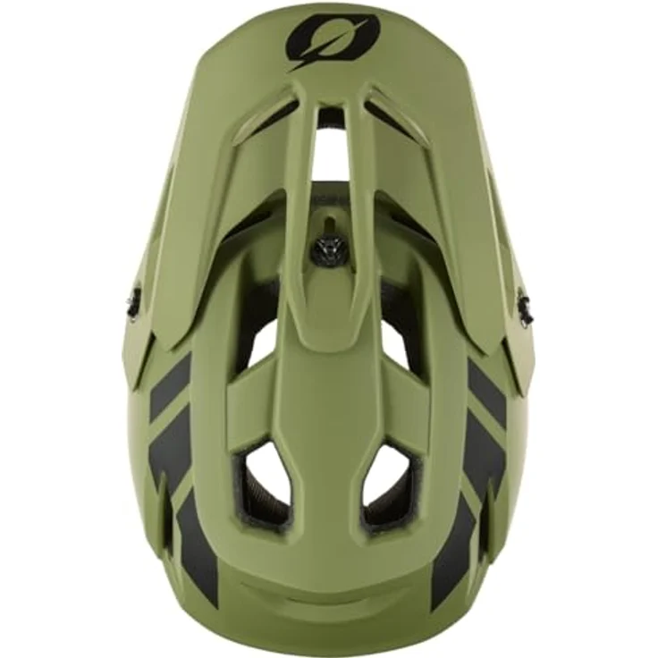 O'Neal SL1 Crest Downhill Helm, Leichtgewichtiger Full-Face Helm mit Fidlock® Magnetverschluss, olive/schwarz, Größe XL (61/62 cm) – Bild 2