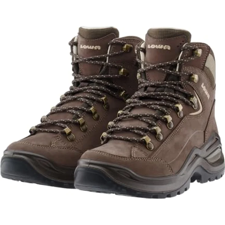 Lowa Renegade EVO LL Mid, Damen Wanderschuh aus Nubukleder, All-Terrain, espresso/anthrazit, fällt klein aus - bitte eine Größe größer bestellen, Größe 43,5 – Bild 5