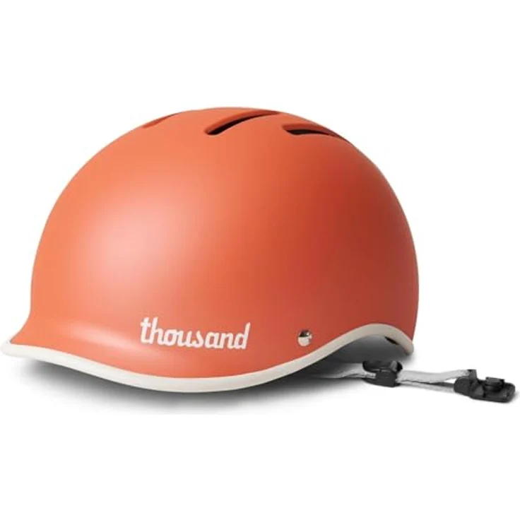 Thousand Heritage 2.0, Velohelm (54 - 57 cm) mit hoher Belüftung, veganem Lederriemen und patentiertem Poplock – Bild 1