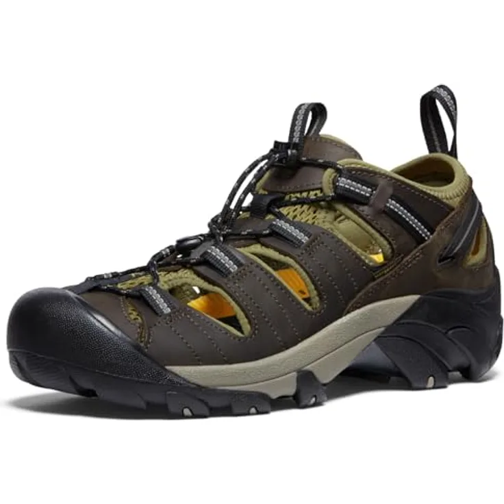 KEEN Arroyo II Sandale Herren, schwarz, vielseitige Wandersandale mit optimalem Tragekomfort