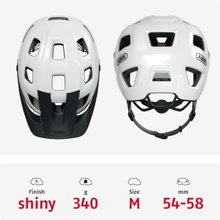Abus MoTrip shiny white 54 - 58 cm – Bild 5