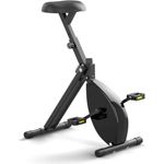 Deskbike Premium Tischfahrrad Schwarz - Heimtrainer & Bürostuhl - max. einstellbare Höhe 93cm