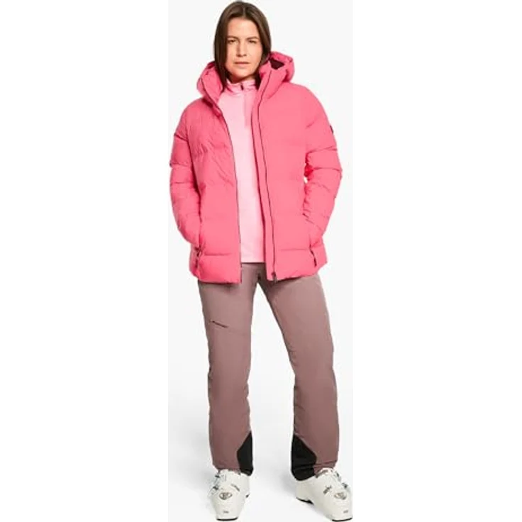 Ziener Skiwear Damen Ski Jacke TRAVA-Z, atmungsaktive MicroDown Jacke mit AQUASHIELD® Membran - strawberry, Größe 40 – Bild 5