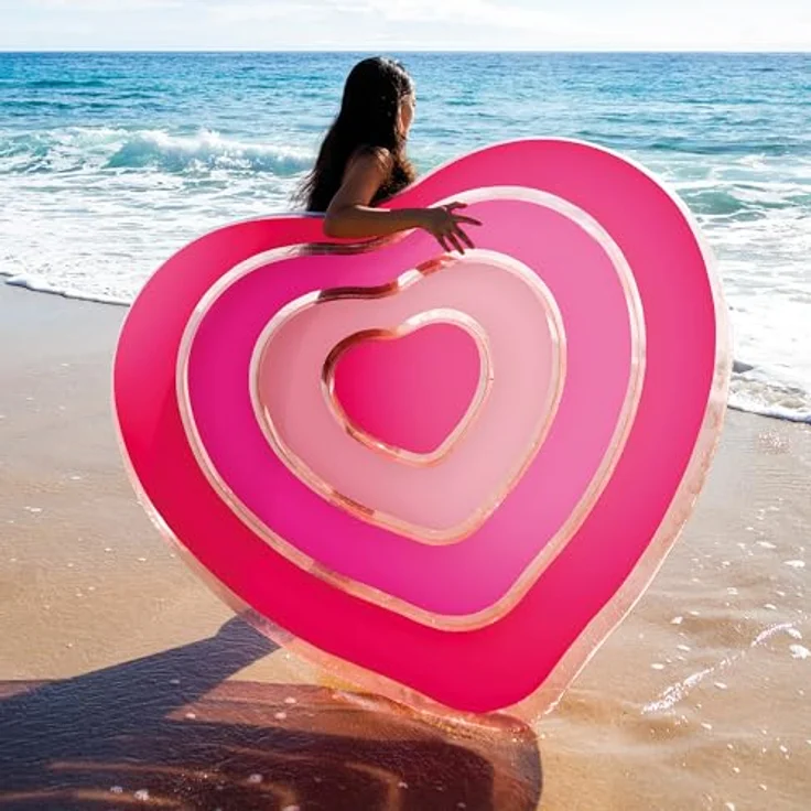 Intex Luftmatratze pinkes Herz Sweetheart Float 155cm x 135cm x 25cm 58727EU – Bild 7