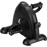 himaly Mini Bike Heimtrainer, Arm- und Beintrainer, Pedaltrainer für Senioren und Junge, Ausdauertraining, Verschiedene Widerstandsstufen, Trainingsgerät für zu Hause uns Büro, Schwarz - Preisvergleich