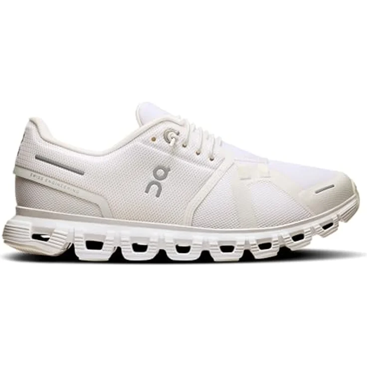 ON Running Cloud 6, Damen Sneakers in Weiß, rutschfeste Sohle, EU 40.5 US 9 – Bild 4