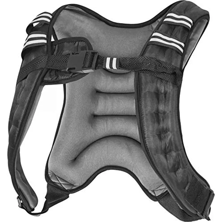 GORILLA SPORTS® Gewichtsweste - 5kg / 8kg / 10kg, mit Gewichten, Unisex, Universalgröße, Verstellbar - Trainingsweste, Laufweste, Weight Vest, Fitnessweste, Weste mit Gewicht, Krafttraining, Laufen - Preisvergleich