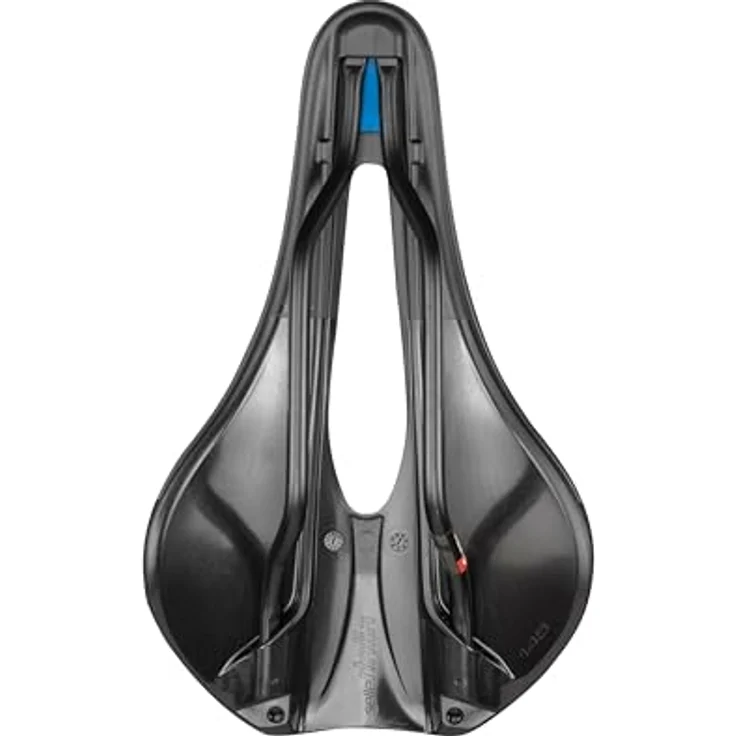 Selle Italia NOVUS Boost EVO X-Cross TM Superflow Sattel, grau, mit Superflow-Zentralausschnitt für optimale Druckentlastung und stabiler Formgebung – Bild 5