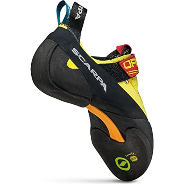 Scarpa Drago, Unisex Kletterschuhe mit abriebfester Gummisohle, Größe 42.5, Gelb – Bild 3