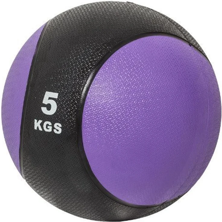 GORILLA SPORTS® Medizinball - Einzeln/Set, 1kg, 2kg, 3kg, 4kg, 5kg, 6kg, 7kg, 8kg, 9kg, 10kg Gewichte, mit griffiger Oberfläche, aus Gummi, Farbwahl - Slam Ball, Gewichtsball, Trainingsball, Slamball – Bild 2