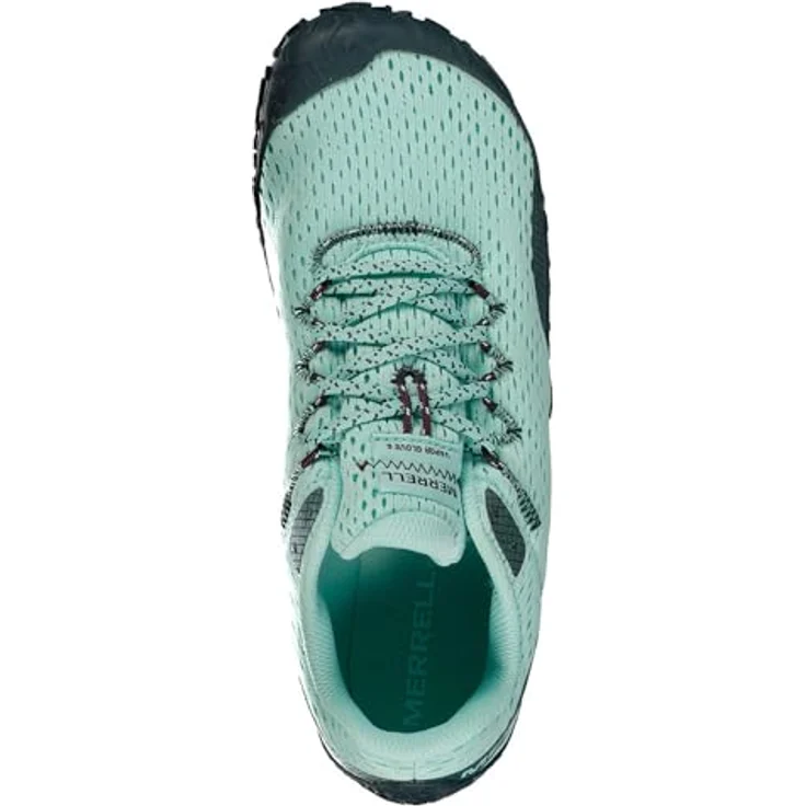 Merrell Vapor Glove 6, Damen Barfussschuhe für Trailrunning, 6 mm Höhe, atmungsaktives Grün, recycelte Materialien – Bild 5