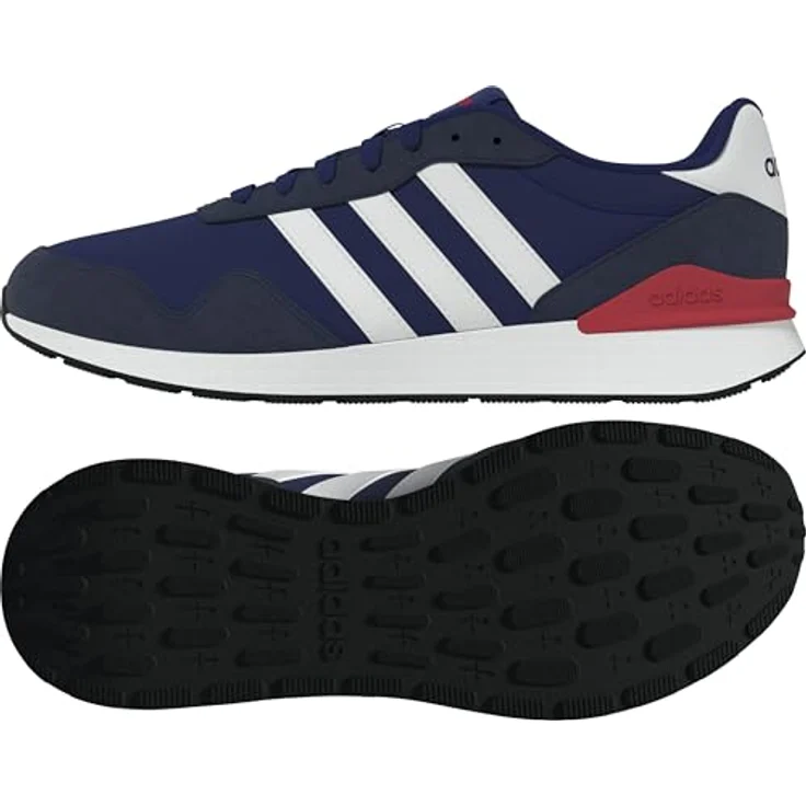 Adidas RUN 60S Laufschuhe im Retro-Stil, Textil und Wildleder, Schnürverschluss, Standard-Passform, Dämpfung für ganztägigen Komfort – Bild 9