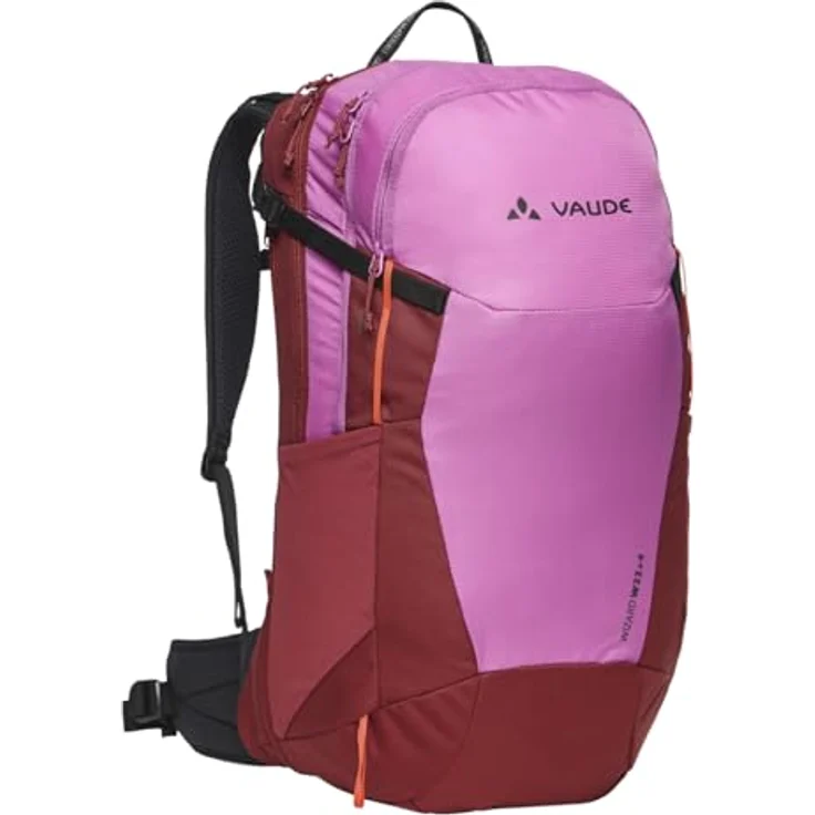 VAUDE Women's Wizard 22+4, Multifunktionaler 22+4 Liter Wanderrucksack mit ErgoShape-Schultergurten, recyceltem Polyamid, erweiterbarem Volumen und gepolsterter Hüftgurt Tasche – Bild 1