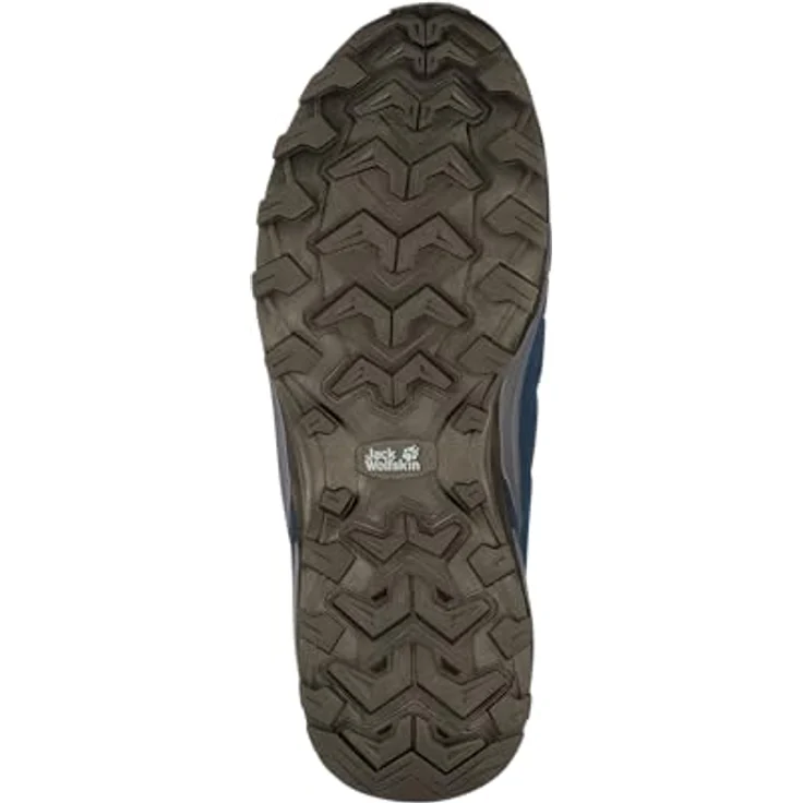 Jack Wolfskin Refugio Texapore Low W, Damen Wanderschuhe aus Veloursleder und Textil, Blau, Größe 37.5 – Bild 7