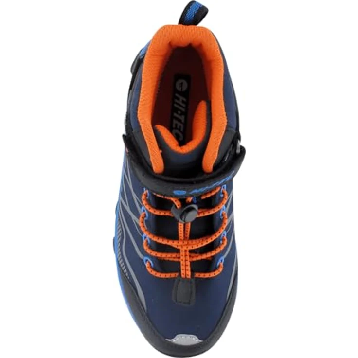 Hi-Tec Blackout Mid Wp Jr, wasserdichter Outdoorschuh mit Klett-/Schnürkombination, knöchelhoch – Bild 4