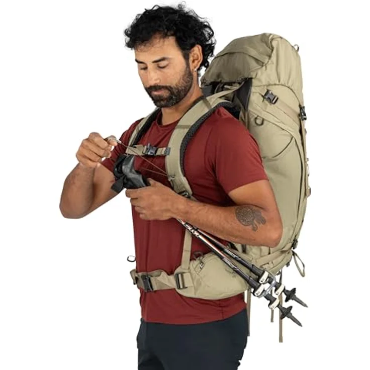 Osprey Kestrel 48 Trekkingrucksack, S-M, 79 cm, 100% Nylon, ideale Wanderlösung – Bild 11
