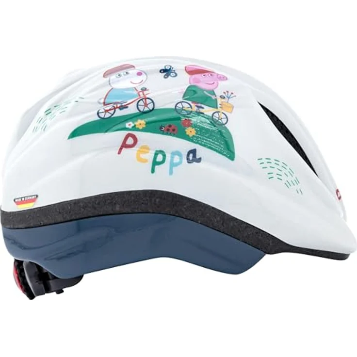 Bike Fashion Kinderhelm Peppa Pig, Fahrradhelm mit Quicksafe System, 5 Ventilationsöffnungen und Kinnpolster – Bild 1