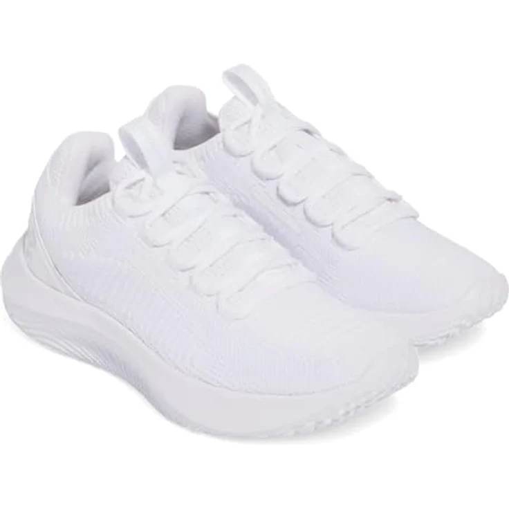 Under Armour UA Dynamic 2, Damen Laufschuhe mit reaktionsfreudiger Dämpfung und stabilem Halt, Weiss, Größe 38.5 – Bild 5