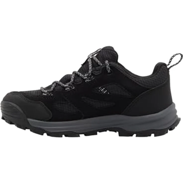 Jack Wolfskin Vojo Tour Texapore Low K, wasserdichte Wanderschuhe für Kinder, Grau – Bild 1