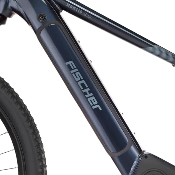 FISCHER E-Bike MTB MONTIS 8.0I 711 43 ULTIMATE, 43 cm Rahmenhöhe, 711 Wh Akku, Mittelmotor, 1x12-Gang Kettenschaltung, hydraulische Scheibenbremsen, 26 kg Gewicht – Bild 4