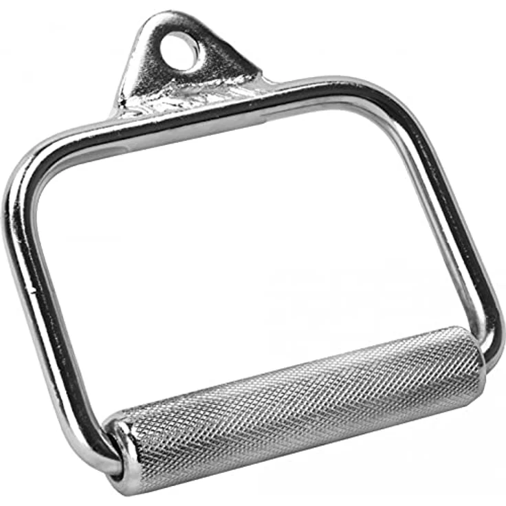 GORILLA SPORTS® Einhandgriff - Einzeln oder 2er Set, mit Drehbarem Griff, Max. 200 kg Belastbar, rutschfest, geschlossen, aus Chrom - Einhandkabel Griff, D-Griff, Kabelzuggriff – Bild 2