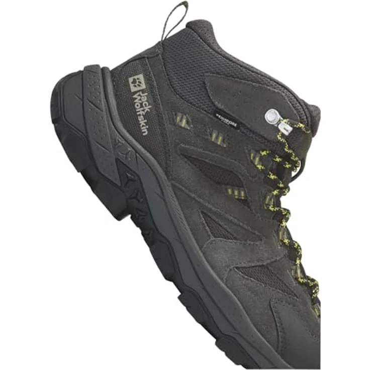 Jack Wolfskin Vojo Tour Texapore Mid M, Herren Wanderschuhe, wasserdicht, Grau, Größe 42 – Bild 5