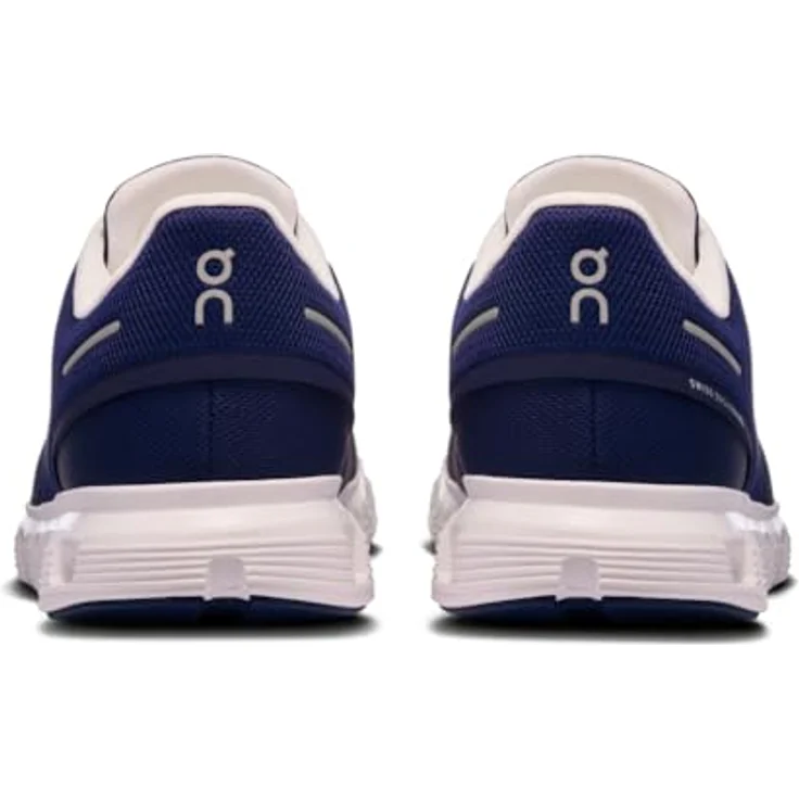 ON Running Cloud 6, Herren Sneakers Schuhe in Midnight-White, Größe EU 44 / US 10, Synthetik-Obermaterial, Schnürung – Bild 5