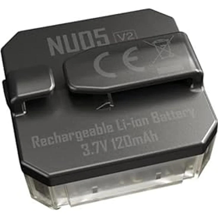 Nitecore NU05 V2 Hoofdlamp Oplaadbaar, Stirnlampe mit 4 Hochleistungs-LED´s, robustem Gehäuse und Li-Ion Akku, wasserdicht nach IP66 – Bild 4