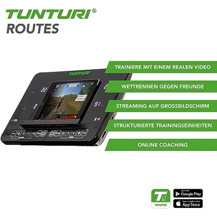 Tunturi T90 Laufband - Mit Bluetooth-Verbindung - LCD Monitor – Bild 3