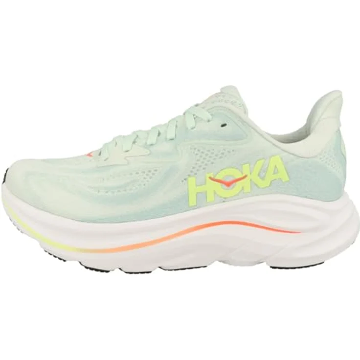 Hoka Clifton 10 Damen Laufschuhe mit hoher Dämpfung, grün, EU 42 – Bild 1