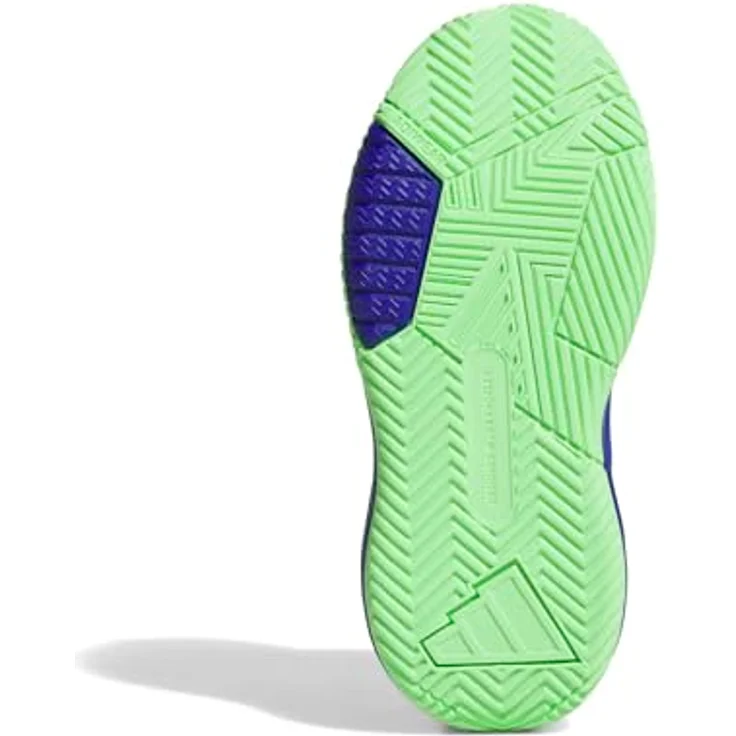 adidas Ownthegame 3.0, Laufschuhe mit LIGHTMOTION Dämpfung und Adiwear Außensohle, Lucid Blue/Silver Met./Lime Burst, Größe 39 – Bild 7