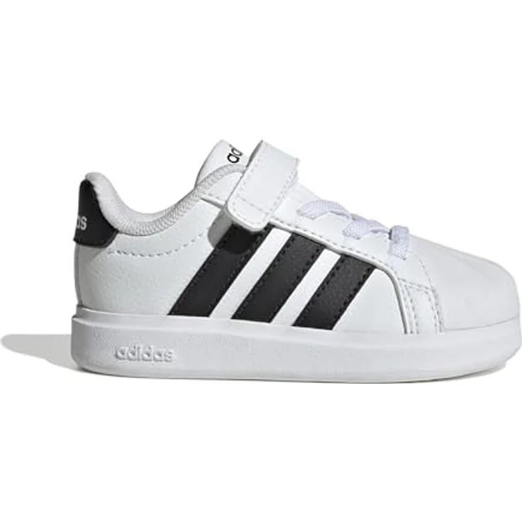 Adidas JQ6145_240, Babyschuhe mit Klettverschluss, Gummiaußensohle, Cloud White/Core Black – Bild 1