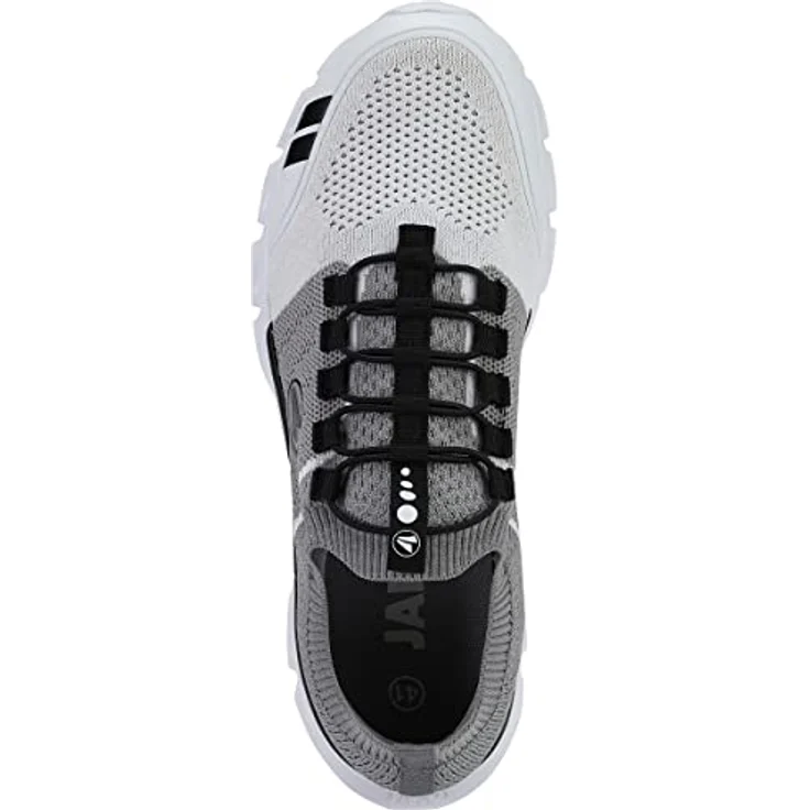 Jako Premium Knit Sneaker, Laufschuhe mit antimikrobieller Ortholite-Einlegesohle und ShockAbsorb EVA-Zwischensohle, grau – Bild 3
