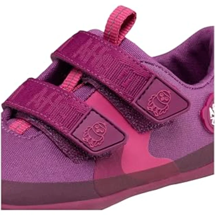 Affenzahn Kid's Barfussschuh Baumwolle Lucky, Kletterschuhe für Damen, rosa, Gummisohle, Klettverschluss, atmungsaktiv – Bild 7