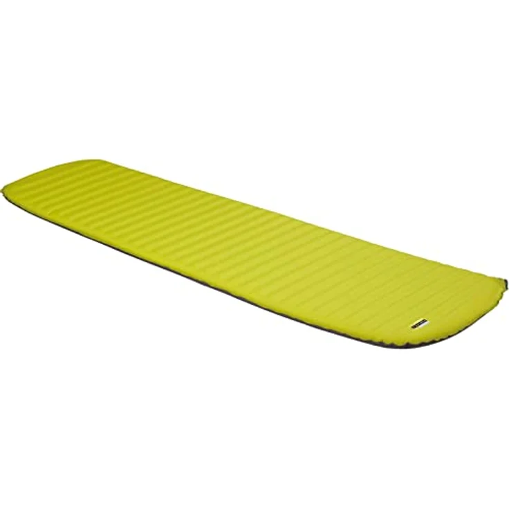 High Peak Oregon XL, selbstaufblasbare Isomatte mit 5 cm hochdichtem Schaumstoff, rutschfestem Polyester, 210 cm x 63 cm, grau – Bild 1